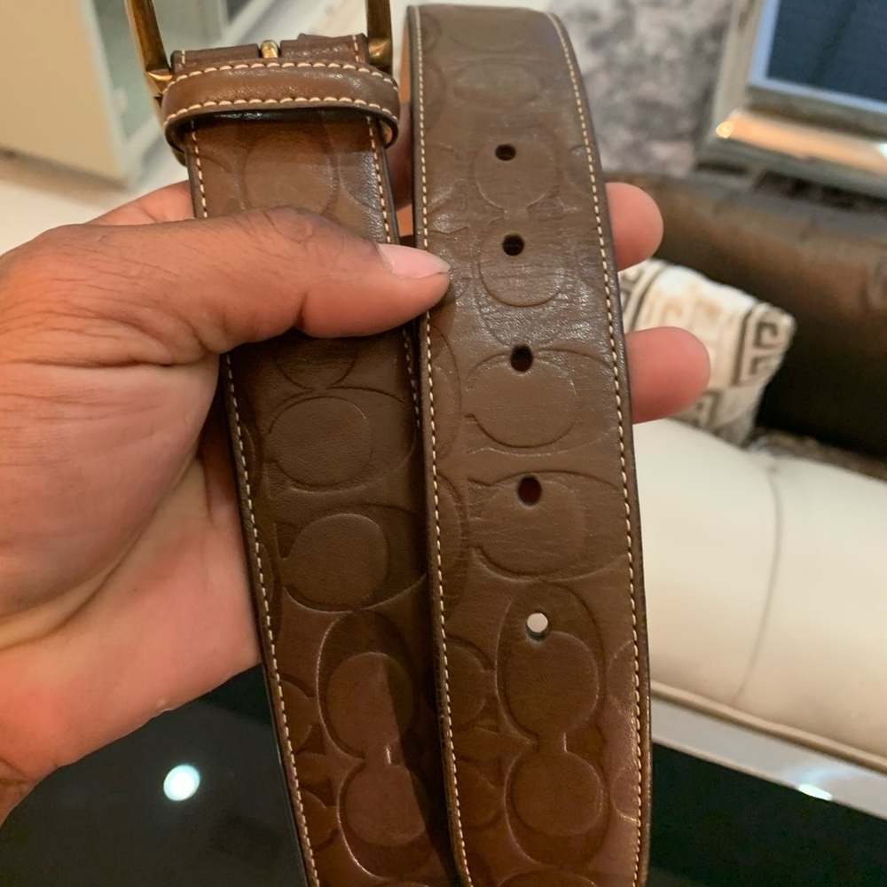 Men coach belt size 36